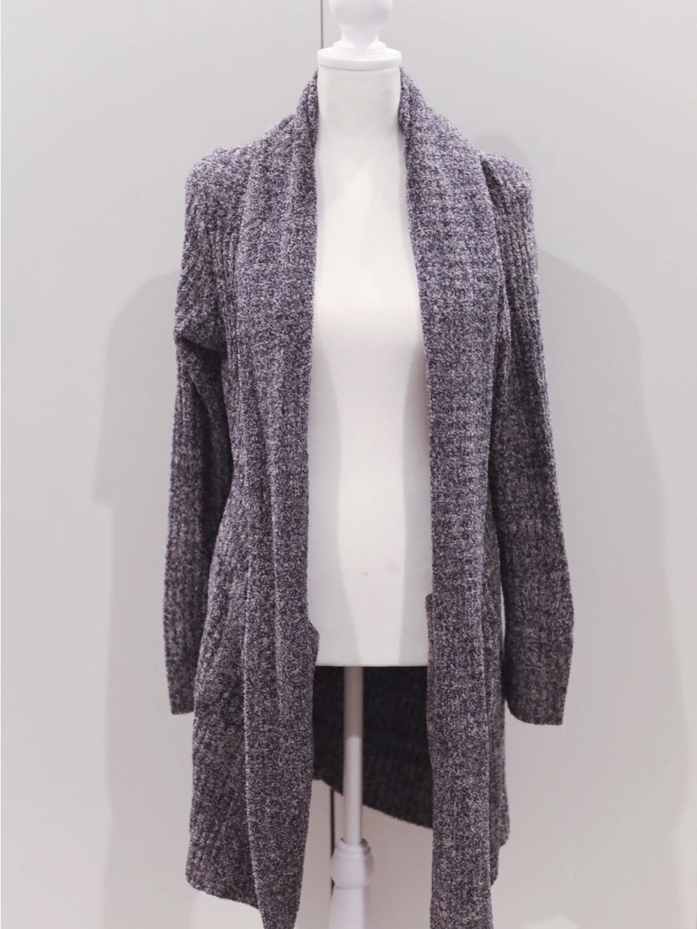 Women’s Barefoot Dreams CozyChic Lite Open Cardigan Sweater NEW NO TAG Size S